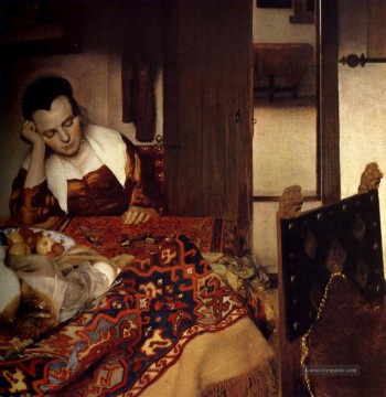  Meer Galerie - A Maid Asleep Barock Johannes Vermeer